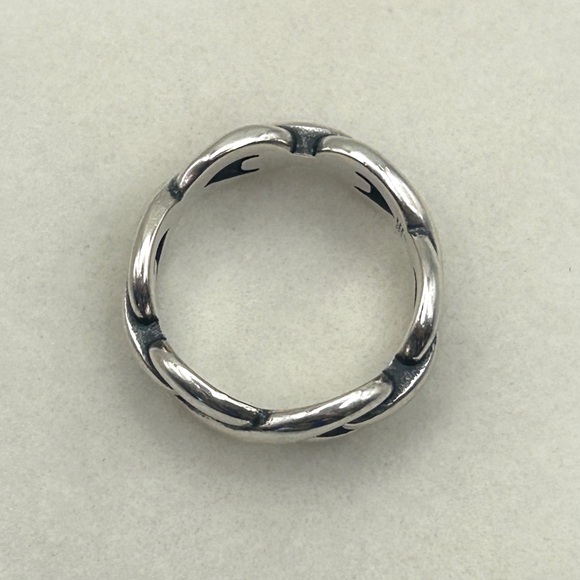 Retired James Avery 925 Sterling Silver Chunky Infinity Ring Size 5.5 ~ 5 1/2 - Picture 7 of 11